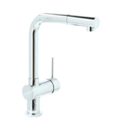 Atlantic Keukenkraan Stephen Met Hendel En Uittrekbare Sproeikop Chroom -InterieurKunst Verkoopwinkel 123 17857