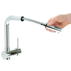 Atlantic Keukenkraan Stephen Met Hendel En Uittrekbare Sproeikop Chroom -InterieurKunst Verkoopwinkel 123 17861