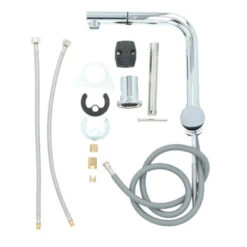 Atlantic Keukenkraan Stephen Met Hendel En Uittrekbare Sproeikop Chroom -InterieurKunst Verkoopwinkel 123 17862