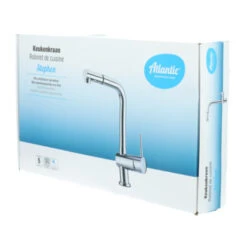 Atlantic Keukenkraan Stephen Met Hendel En Uittrekbare Sproeikop Chroom -InterieurKunst Verkoopwinkel 123 17863