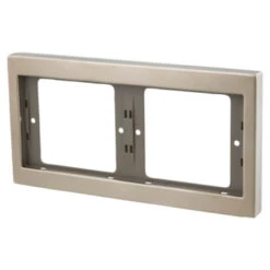 Berker K5 Afdekraam 2-voudig RVS -InterieurKunst Verkoopwinkel 123 1788