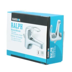 Handson Wastafelkraan Ralph Met Waste Chroom -InterieurKunst Verkoopwinkel 123 17880