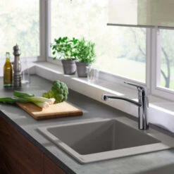 Hansgrohe Keukenkraan MyCube M Met Hendel Chroom (H) 23,4cm 9 Hansgrohe Keukenkraan MyCube M Met Hendel Chroom (H) 23,4cm -InterieurKunst Verkoopwinkel 123 17905