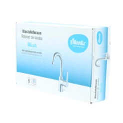 Atlantic Wastafelkraan Micah Met Hendel Chroom -InterieurKunst Verkoopwinkel 123 17938