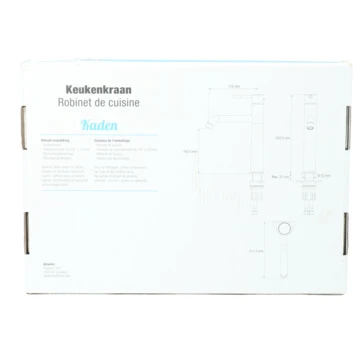 Atlantic Keukenkraan Kaden Met Hendel Chroom 14 Atlantic Keukenkraan Kaden Met Hendel Chroom - Afbeelding 14