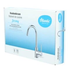 Atlantic Keukenkraan Jeremy Met Hendel Chroom -InterieurKunst Verkoopwinkel 123 18041