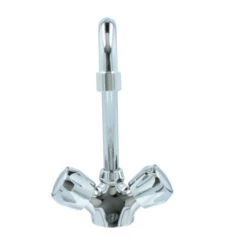 Handson Keukenkraan Thomas 2-knops Chroom Met Uitloop 235mm -InterieurKunst Verkoopwinkel 123 18122