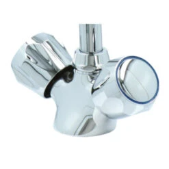 Handson Keukenkraan Thomas 2-knops Chroom Met Uitloop 235mm -InterieurKunst Verkoopwinkel 123 18123