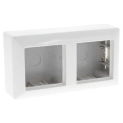 Jung AS500 Opbouwraam 2-voudig Wit -InterieurKunst Verkoopwinkel 123 1813