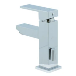 Aqualino Wastafelkraan Panaro Met Hendel En Waste Chroom -InterieurKunst Verkoopwinkel 123 18203