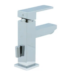 Aqualino Wastafelkraan Panaro Met Hendel En Waste Chroom -InterieurKunst Verkoopwinkel 123 18205