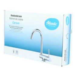 Atlantic Keukenkraan Carson Inklapbaar Met Hendel Chroom -InterieurKunst Verkoopwinkel 123 18292