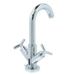 Absolut Wastafelkraan Post 2-knops Chroom -InterieurKunst Verkoopwinkel 123 18298