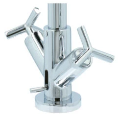 Absolut Wastafelkraan Post 2-knops Chroom -InterieurKunst Verkoopwinkel 123 18303