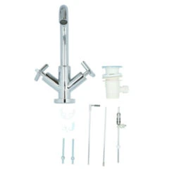 Absolut Wastafelkraan Post 2-knops Chroom -InterieurKunst Verkoopwinkel 123 18305