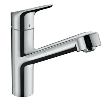 Hansgrohe Keukenkraan Focus M43 Met Hendel En Uittrekbare Sproeikop Chroom 150 1 Hansgrohe Keukenkraan Focus M43 Met Hendel En Uittrekbare Sproeikop Chroom 150