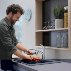 Hansgrohe Keukenkraan Focus M43 Met Hendel En Uittrekbare Sproeikop Chroom 150 6 Hansgrohe Keukenkraan Focus M43 Met Hendel En Uittrekbare Sproeikop Chroom 150 -InterieurKunst Verkoopwinkel 123 18332