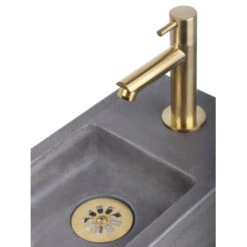 Differnz Fonteinkraan Recht Mat Goud -InterieurKunst Verkoopwinkel 123 18336