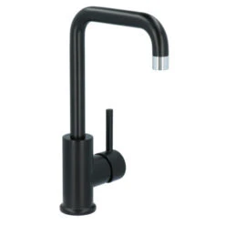 Absolut Wastafelkraan Haiti Met Hendel En Pop-up Afvoerplug Zwart -InterieurKunst Verkoopwinkel 123 18347