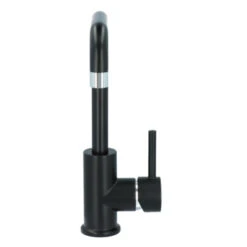 Absolut Wastafelkraan Haiti Met Hendel En Pop-up Afvoerplug Zwart -InterieurKunst Verkoopwinkel 123 18348