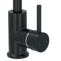 Absolut Wastafelkraan Haiti Met Hendel En Pop-up Afvoerplug Zwart -InterieurKunst Verkoopwinkel 123 18350