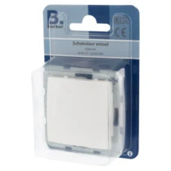 Berker S.1 Wisselschakelaar Wit -InterieurKunst Verkoopwinkel 123 1838