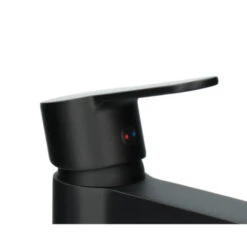 Atlantic Wastafelkraan Parker Met Hendel Zwart -InterieurKunst Verkoopwinkel 123 18387