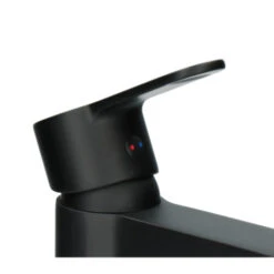 Atlantic Wastafelkraan Parker Met Hendel Zwart -InterieurKunst Verkoopwinkel 123 18388