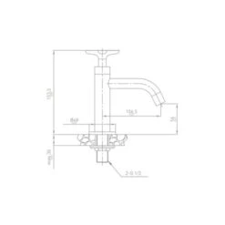 Van Marcke Fonteinkraan Sign Met Draaiknop Chroom -InterieurKunst Verkoopwinkel 123 18395