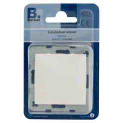 Berker S.1 Wisselschakelaar Wit -InterieurKunst Verkoopwinkel 123 1840
