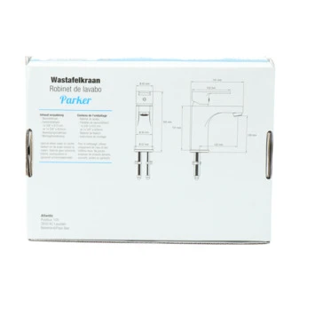Atlantic Wastafelkraan Parker Met Hendel Chroom 13 Atlantic Wastafelkraan Parker Met Hendel Chroom - Afbeelding 13