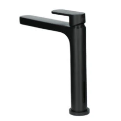 Absolut Wastafelkraan Iode Medium Met Hendel En Waste Zwart -InterieurKunst Verkoopwinkel 123 18503