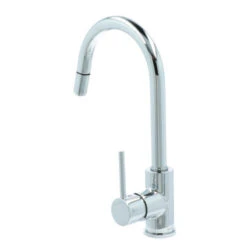 Atlantic Keukenkraan Jeremy Met Hendel En Uittrekbare Sproeikop Chroom -InterieurKunst Verkoopwinkel 123 18531