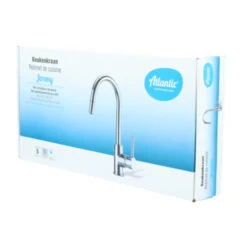 Atlantic Keukenkraan Jeremy Met Hendel En Uittrekbare Sproeikop Chroom -InterieurKunst Verkoopwinkel 123 18541