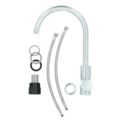 Atlantic Keukenkraan Colin Met Hendel RVS -InterieurKunst Verkoopwinkel 123 18553