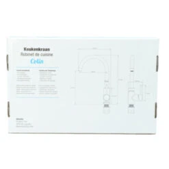 Atlantic Keukenkraan Colin Met Hendel RVS -InterieurKunst Verkoopwinkel 123 18555