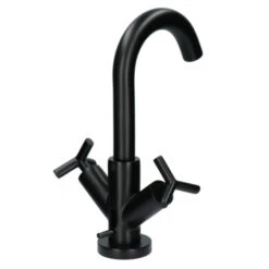 Absolut Wastafelkraan Post 2-knops Zwart -InterieurKunst Verkoopwinkel 123 18573