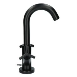 Absolut Wastafelkraan Post 2-knops Zwart -InterieurKunst Verkoopwinkel 123 18574