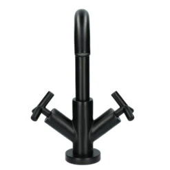 Absolut Wastafelkraan Post 2-knops Zwart -InterieurKunst Verkoopwinkel 123 18576