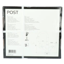 Absolut Wastafelkraan Post 2-knops Zwart -InterieurKunst Verkoopwinkel 123 18585