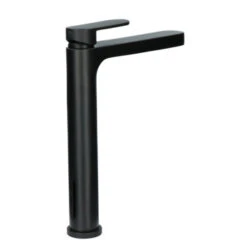 Absolut Wastafelkraan Iode Hoge Uitloop Met Hendel En Waste Zwart -InterieurKunst Verkoopwinkel 123 18678