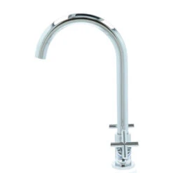 Aqualino Keukenkraan Ceronda 2-knops Chroom -InterieurKunst Verkoopwinkel 123 18838