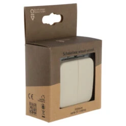 Busch-Jaeger Reflex SI Wissel-wisselschakelaar Crème -InterieurKunst Verkoopwinkel 123 1886