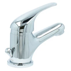 OK Wastafelkraan Met Hendel En Waste Chroom -InterieurKunst Verkoopwinkel 123 18870