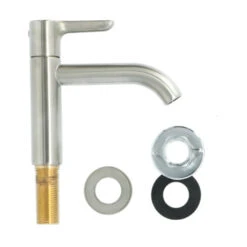 Atlantic Fonteinkraan Riley Met Hendel RVS -InterieurKunst Verkoopwinkel 123 18889