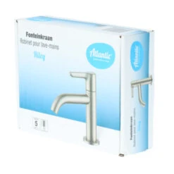 Atlantic Fonteinkraan Riley Met Hendel RVS -InterieurKunst Verkoopwinkel 123 18890