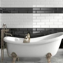 Wandtegel Metro XL Hoogglans Wit 15x45 Cm 1 M² -InterieurKunst Verkoopwinkel 123 18964