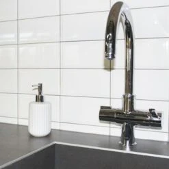 Wandtegel Metro Wit 10x20 Cm 0,96 M² -InterieurKunst Verkoopwinkel 123 19097