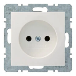 Berker S.1 Enkel Stopcontact Wit