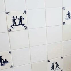 Wandtegel Dokkums Oud Wit 13x13 Cm 0,51 M² -InterieurKunst Verkoopwinkel 123 19183